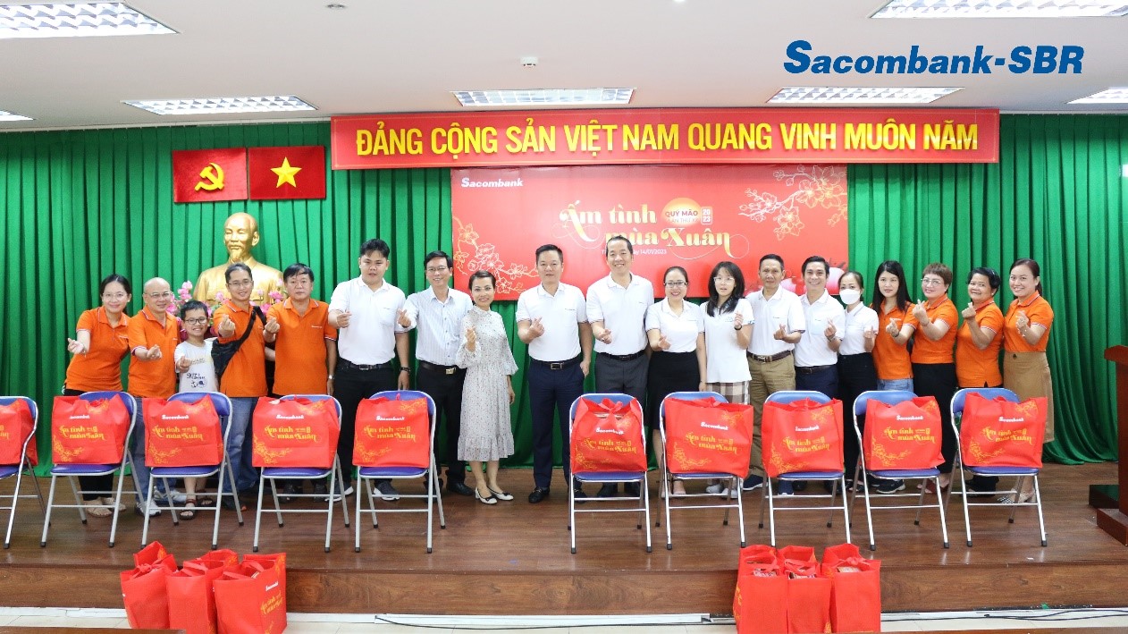 Sacombank-SBR tổ chức chương trình Ấm Tình Mùa Xuân - Xuân Quý Mão 2023